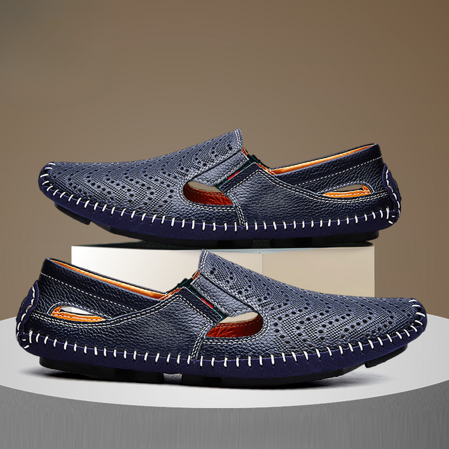 Matteo | Classic Men's Sandals – Leather Slip-On