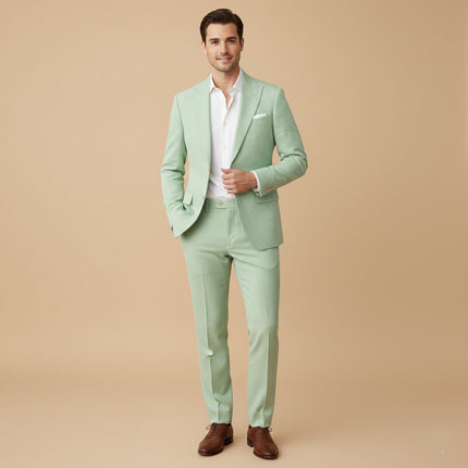 Matteo | Relaxed Men's Linen Suit – Two-Piece Tailored