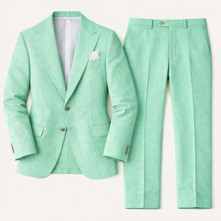 Matteo | Relaxed Men's Linen Suit – Two-Piece Tailored
