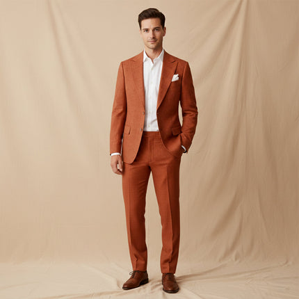 Matteo | Relaxed Men's Linen Suit – Two-Piece Tailored