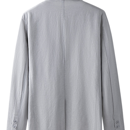 Men’s Button-Front Lightweight Blazer