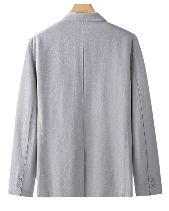 Men’s Button-Front Lightweight Blazer