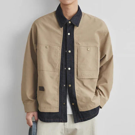 Men’s Button-Up Utility Jacket