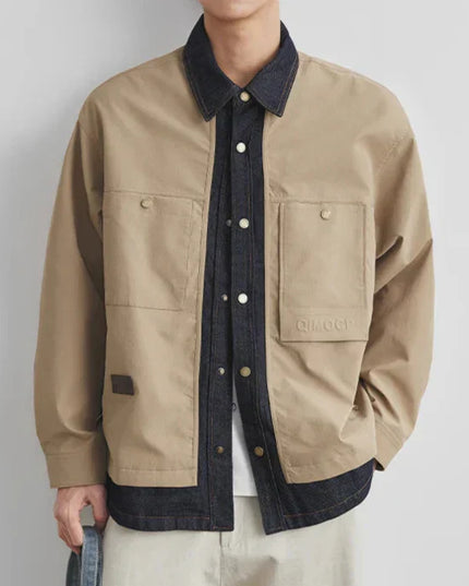 Men’s Button-Up Utility Jacket