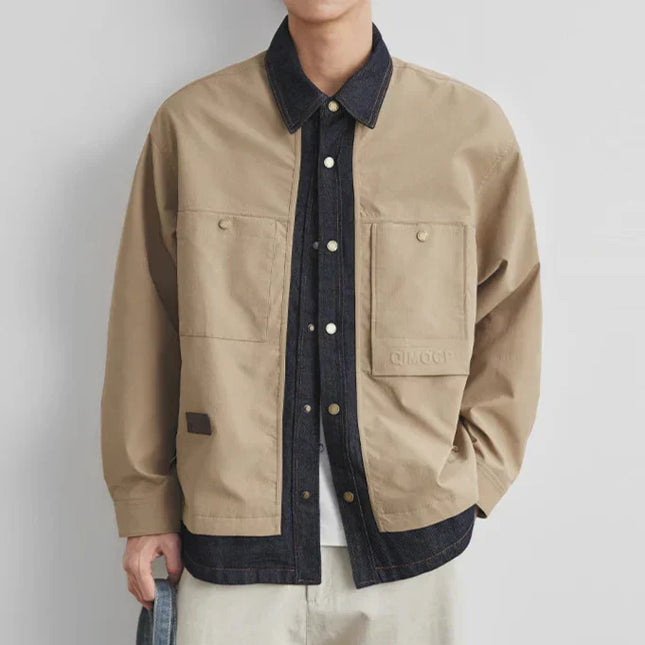 Men’s Button-Up Utility Jacket