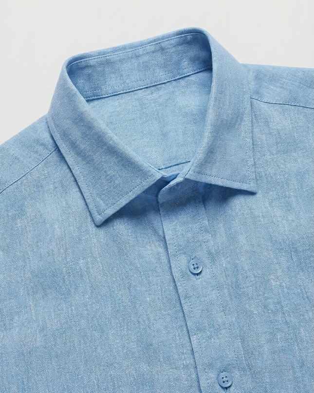 Men’s Clean Cut Linen Shirt
