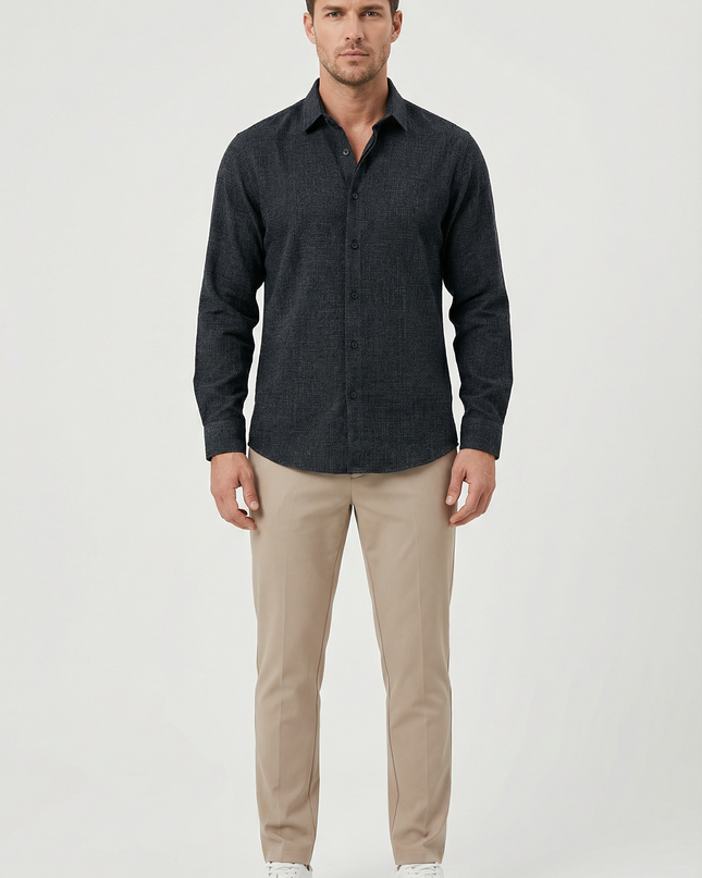Men’s Clean Cut Linen Shirt