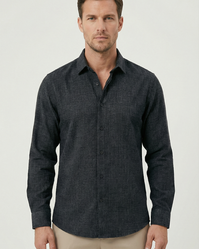 Men’s Clean Cut Linen Shirt