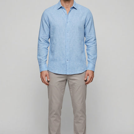 Men’s Clean Cut Linen Shirt