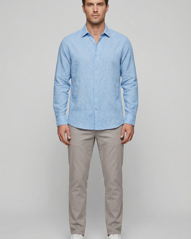 Men’s Clean Cut Linen Shirt