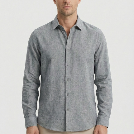 Men’s Clean Cut Linen Shirt