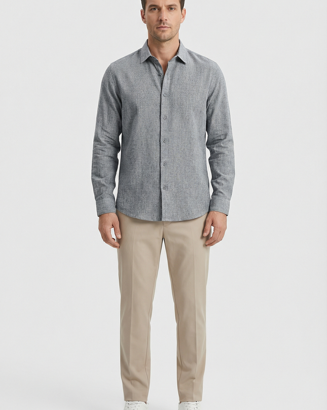 Men’s Clean Cut Linen Shirt
