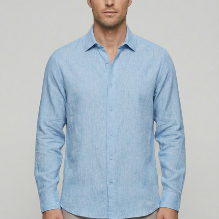 Men’s Clean Cut Linen Shirt