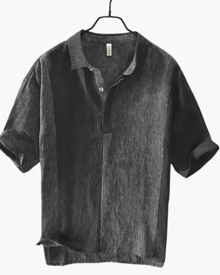 Men’s Color Block Polo Shirt – Short Sleeve Summer Top