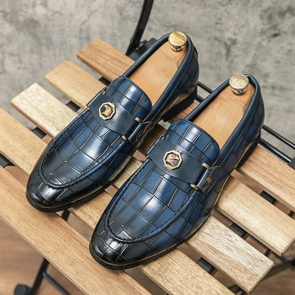 Men’s Croc Strap Loafers