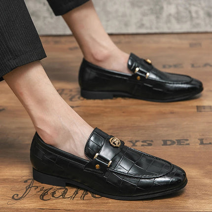 Men’s Croc Strap Loafers