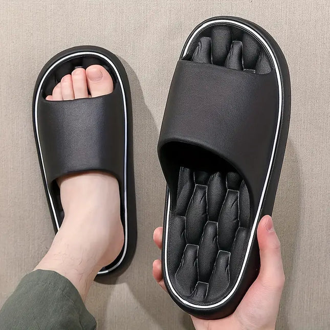 Men’s Cushioned Open Toe Slide Sandals