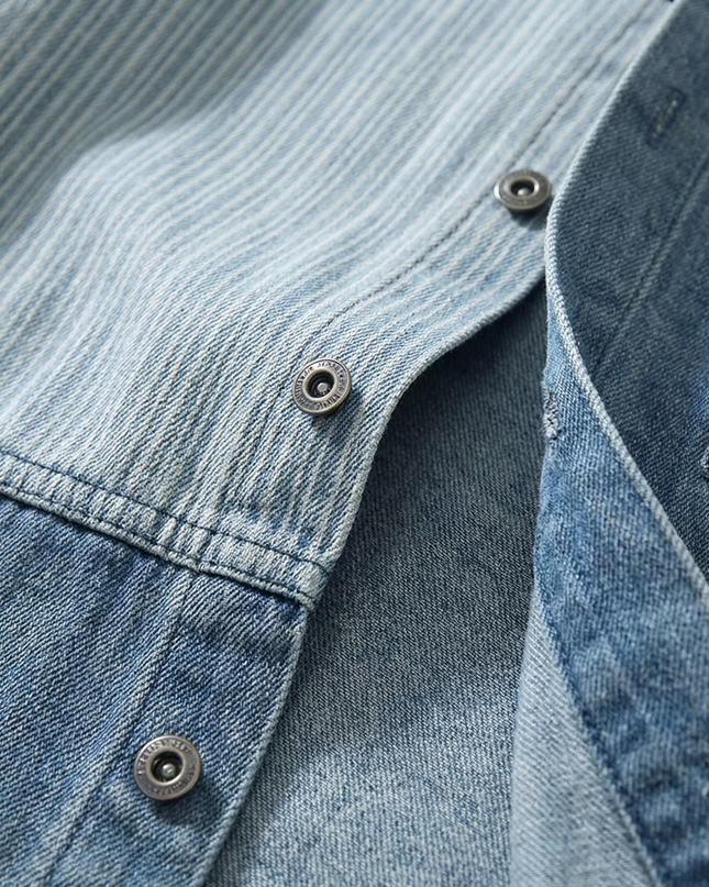 Men’s Denim Panel Shirt