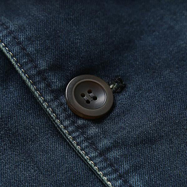 Men’s Denim Style Tailored Blazer