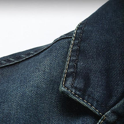 Men’s Denim Style Tailored Blazer