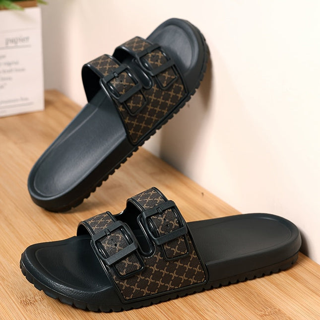 Men’s Double Buckle Slide Sandals