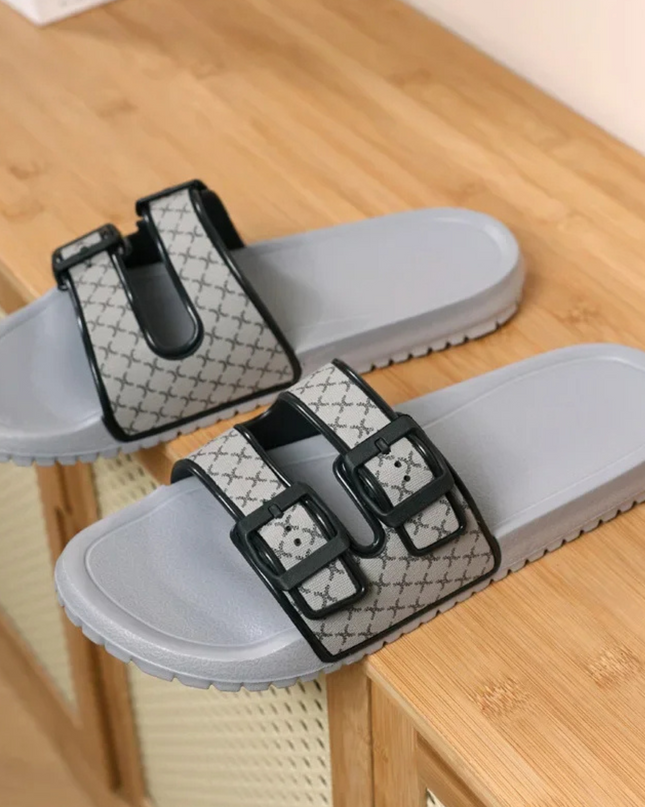 Men’s Double Buckle Slide Sandals