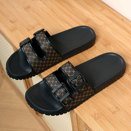 Men’s Double Buckle Slide Sandals