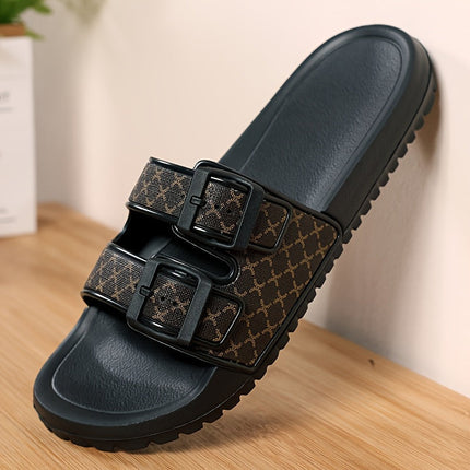 Men’s Double Buckle Slide Sandals