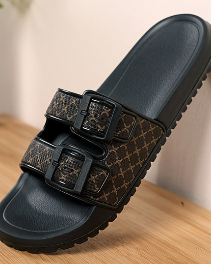 Men’s Double Buckle Slide Sandals