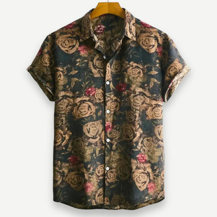 Men’s Floral Sleeve Shirt
