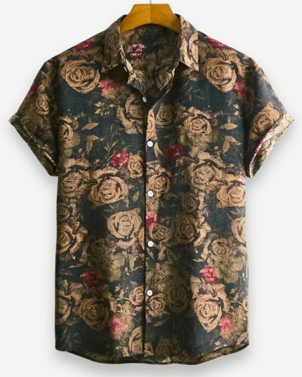 Men’s Floral Sleeve Shirt