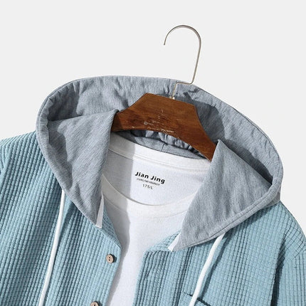 Men’s Hooded Shirt Jacket
