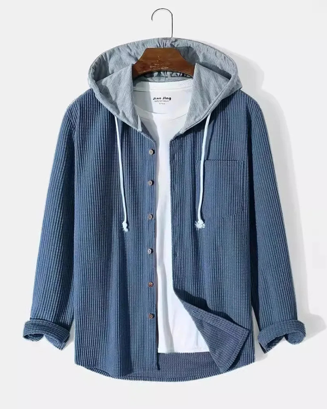 Men’s Hooded Shirt Jacket