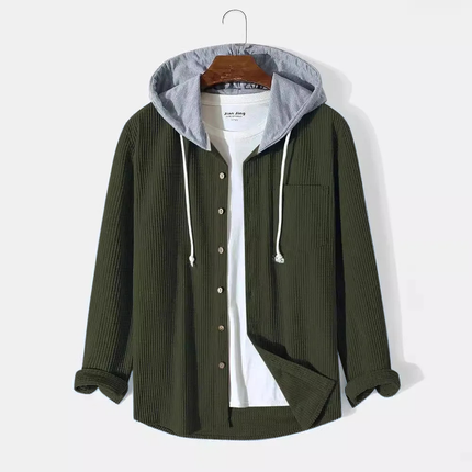 Men’s Hooded Shirt Jacket