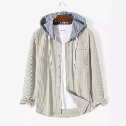Men’s Hooded Shirt Jacket