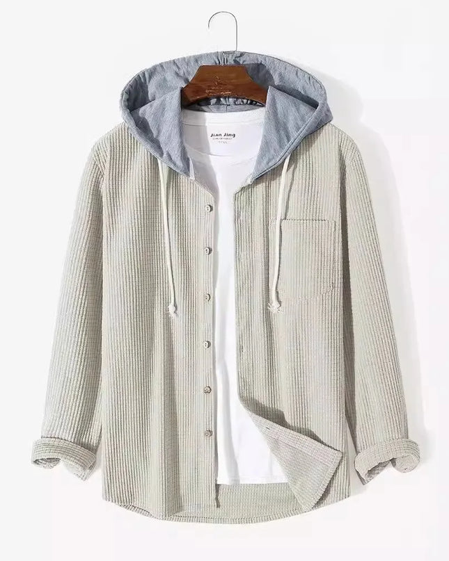 Men’s Hooded Shirt Jacket