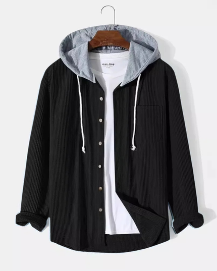 Men’s Hooded Shirt Jacket
