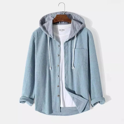 Men’s Hooded Shirt Jacket