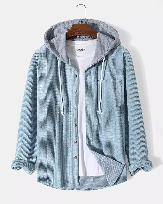 Men’s Hooded Shirt Jacket
