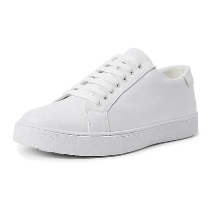 Men’s Lace-Up Sneakers – Contrast Sole