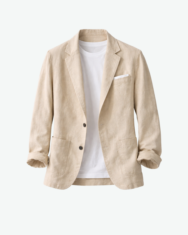Men’s Lightweight Notched Lapel Blazer