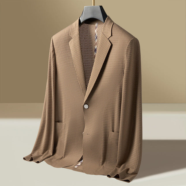 Men’s Lightweight Textured Blazer