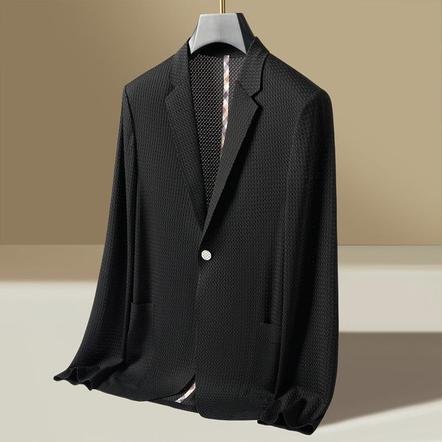 Men’s Lightweight Textured Blazer
