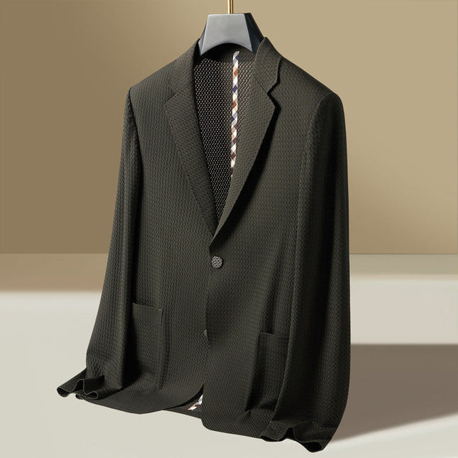 Men’s Lightweight Textured Blazer