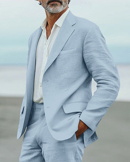 Men’s Lightweight Two-Piece Suit Set