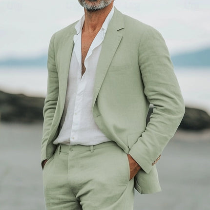 Men’s Lightweight Two-Piece Suit Set