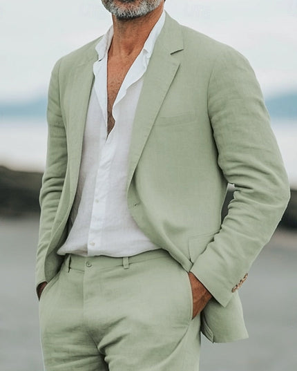 Men’s Lightweight Two-Piece Suit Set