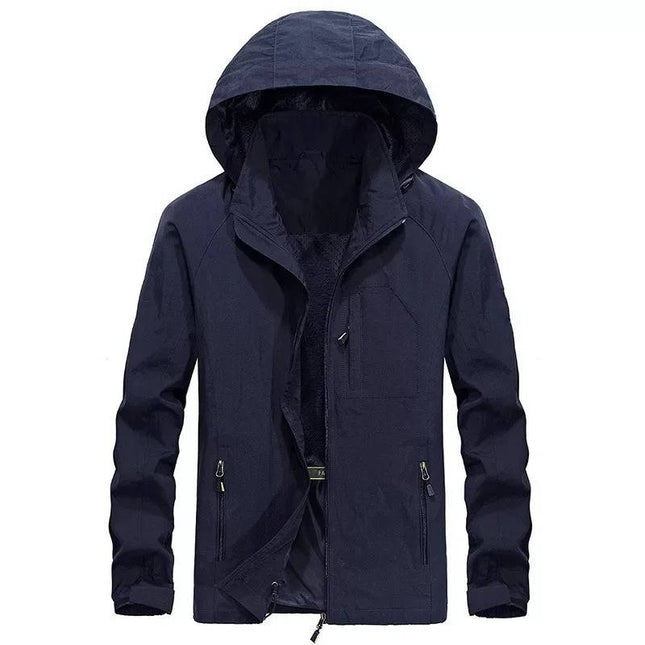 Men’s Lightweight Zip-Up Hooded Jacket