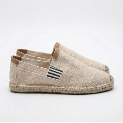 Men’s Linen Panel Espadrilles
