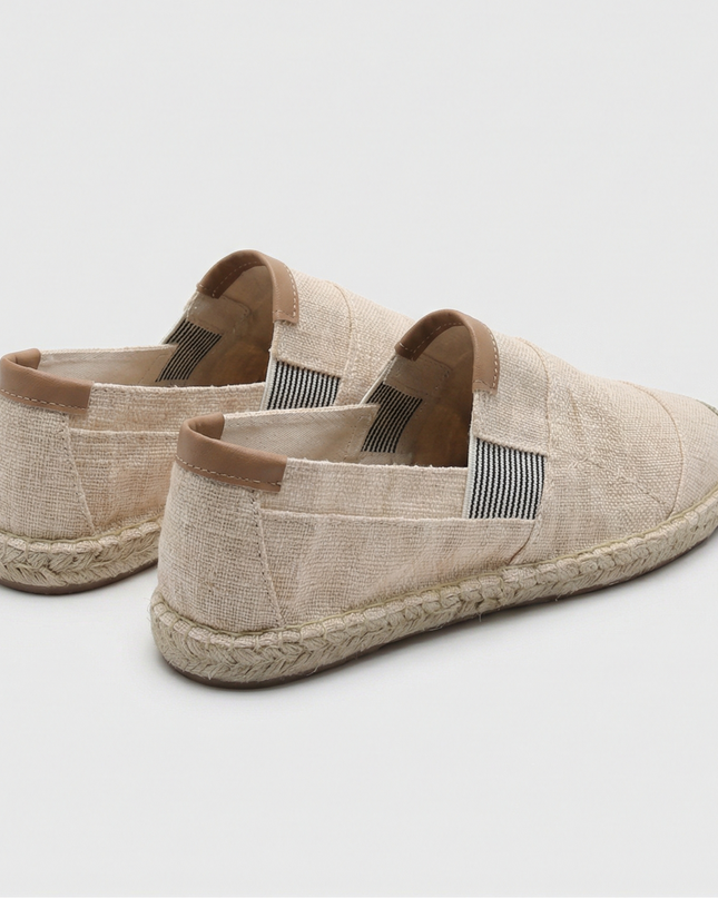 Men’s Linen Panel Espadrilles